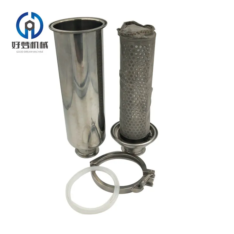 

Fit 19/25/32/38/51/63mm Pipe x 1.5" 2" 2.5" Tri Clamp In-line Filter Strainer Homebrew Beer Brewing SUS 304 Stainless Steel