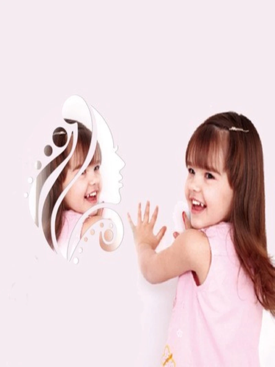 

Creative Acrylic 3D Three-Dimensional Wall Stickers Mirror Decoration Bedroom Living Room TV Background