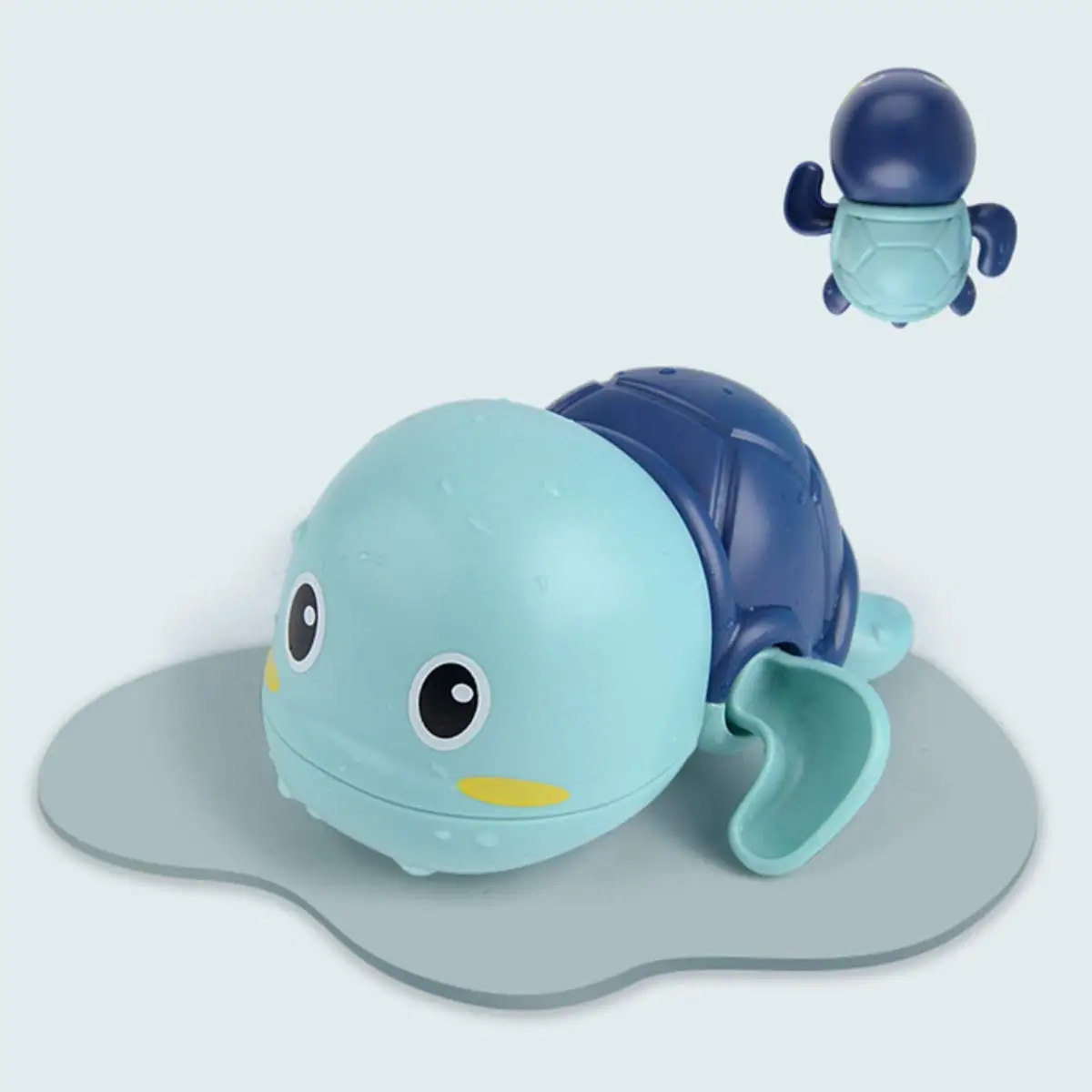 1 шт. милые с короткими рукавами бирюзового цвета игрушки для ванной классические