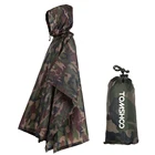 3 в 1 плащ-рюкзак, дождевик, легкий дождевик, капюшон, походный велосипедный дождевик, пончо, дождевик, палатка, коврик