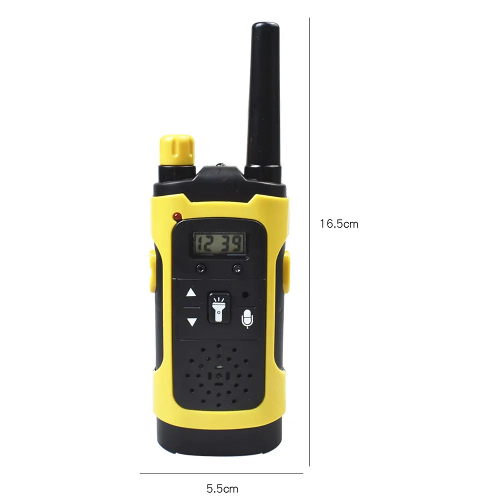 Walkie-talkie toy 2Pcs Wireless Walkie Talkie Kids Electronic Toy Portable Long Reception Distance Interaction Game Z923 | Игрушки и