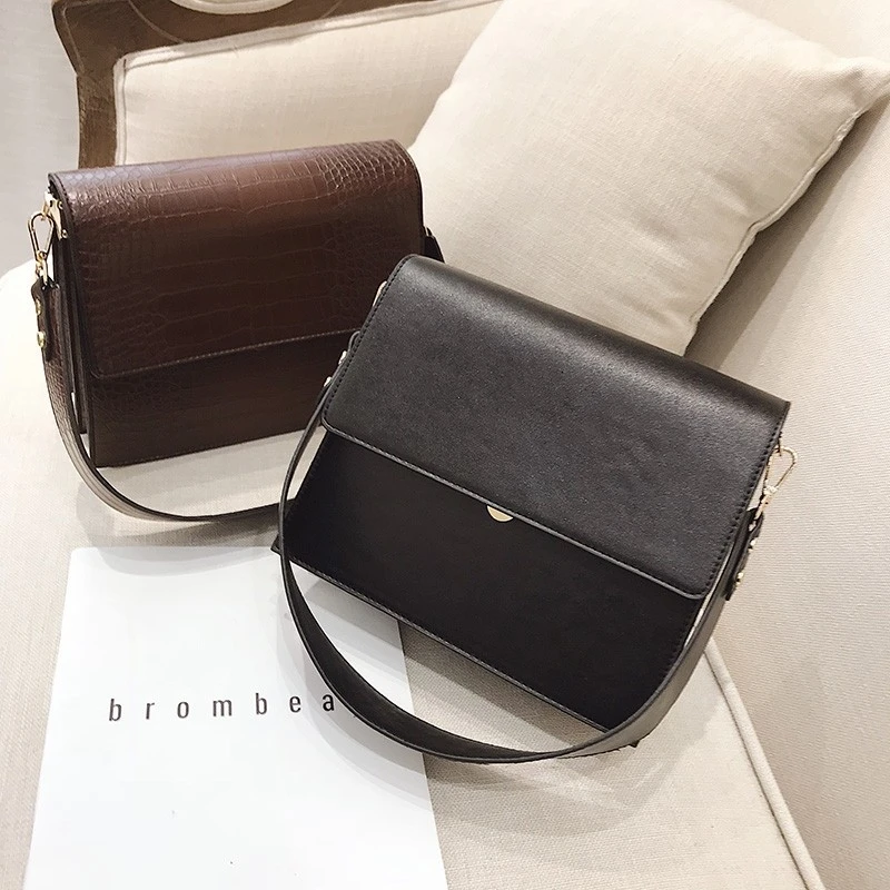 Bolsos Mujer винтажная сумка через плечо из кожи аллигатора для женщин роскошные сумки женские сумки дизайнерские женские сумки через плечо с цепочкой