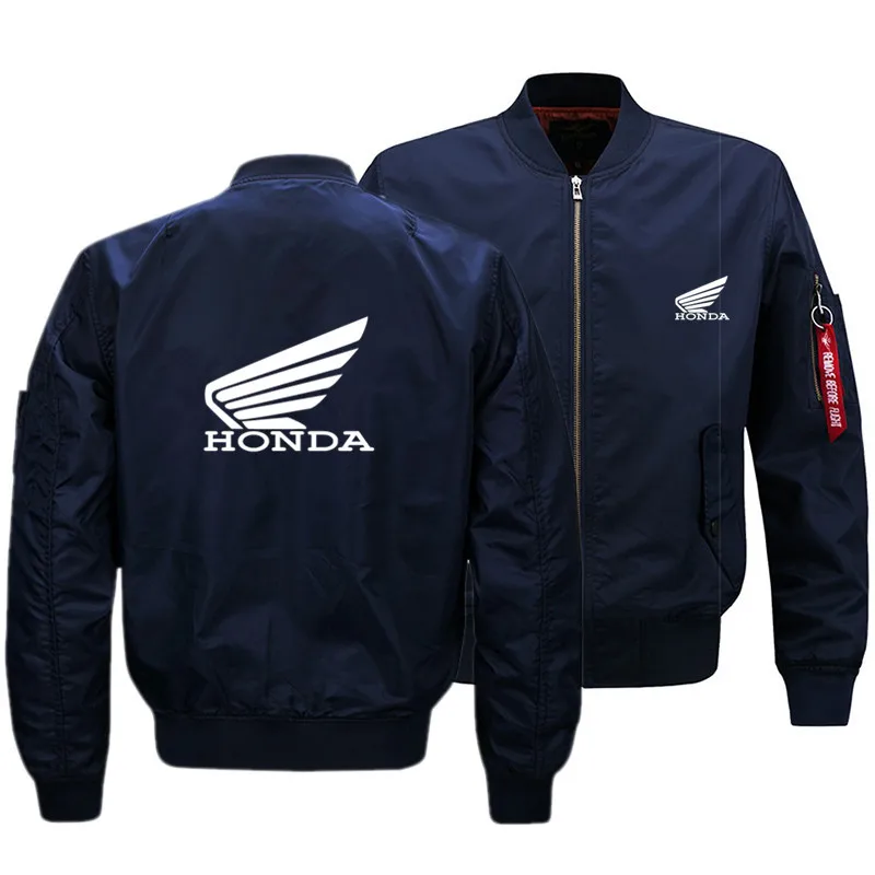 

2021 New Autumn Winter for HONDA logo jackets Men Fashion Stand Collar One Pilot Jacket Mens Baseball Uniform Coats man