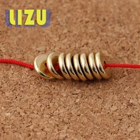 brass separator diy 4mm 6mm 8mm 10mm tibetan bead accessories bracelet necklace handmade finding pure copper gasket jewelry