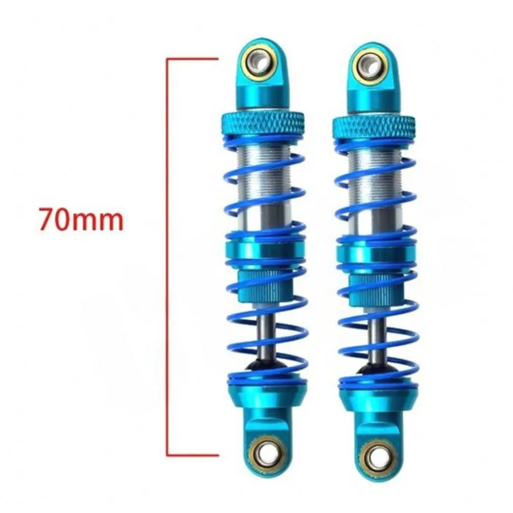 

4pcs RC Climbing Car Double Section Metal Shock Absorber Double Spring Oil Damper for SCX10 for 90046 for D90 for TRX4
