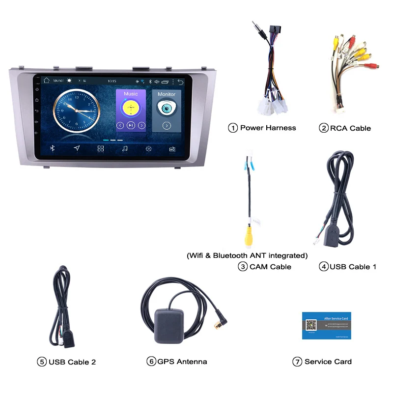 Автомобильная Мультимедийная система wanqi 9 дюймов Android 8 1 полный сенсорный экран