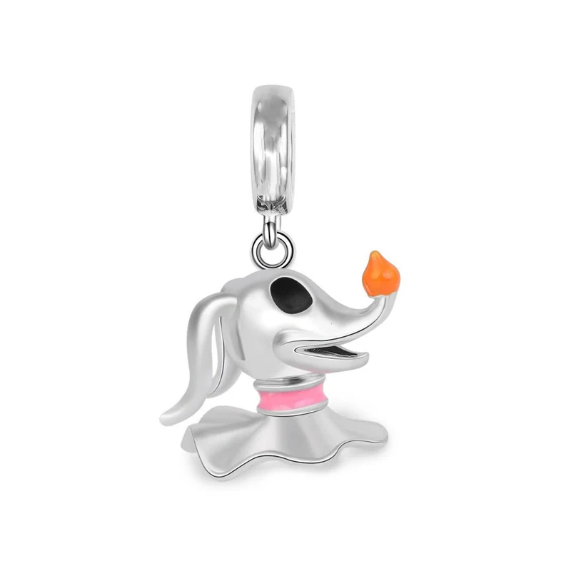 Женское ювелирное изделие из серебра 925 пробы с подвеской в виде кошачьей кости -