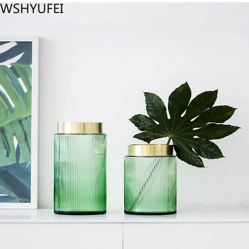 Новая светильник Роскошная стеклянная ваза гидропонное растение гостиная офис