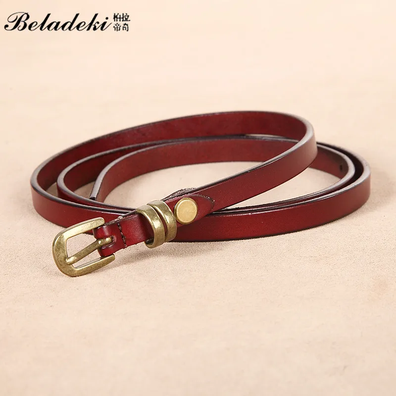 

Ремень из натуральной кожи женский простой модный тонкий ремень в Корейском стиле с пряжкой-булавкой и поясом для юбки