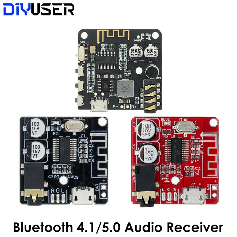 

Bluetooth Audio Receiver board Bluetooth 5.0 Bluetooth 4.1 MP3 Lossless Decoder board Wireless Stereo Music Module