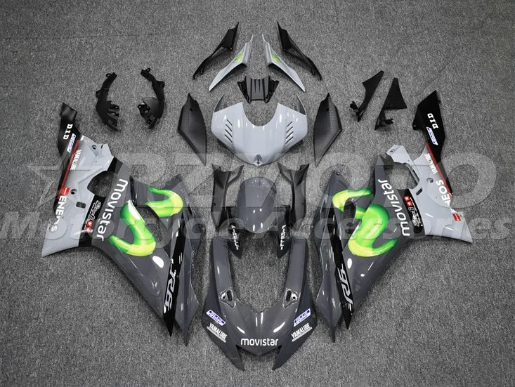 

Новинка из АБС-пластика для мотоцикла обтекатель наборы пригодный для Yamaha YZF 600 R6 2017 2018 2019 2020 R6, 17, 18, 19, 20, изготовленный на заказ Серый Цвет ...