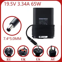 New Genuine 19.5V 3.34A 65W AC Charger For Dell Latitude 7480 7490 5490 7280 7390 E5430 E6230 E6330 6430U Laptop Power Adapter