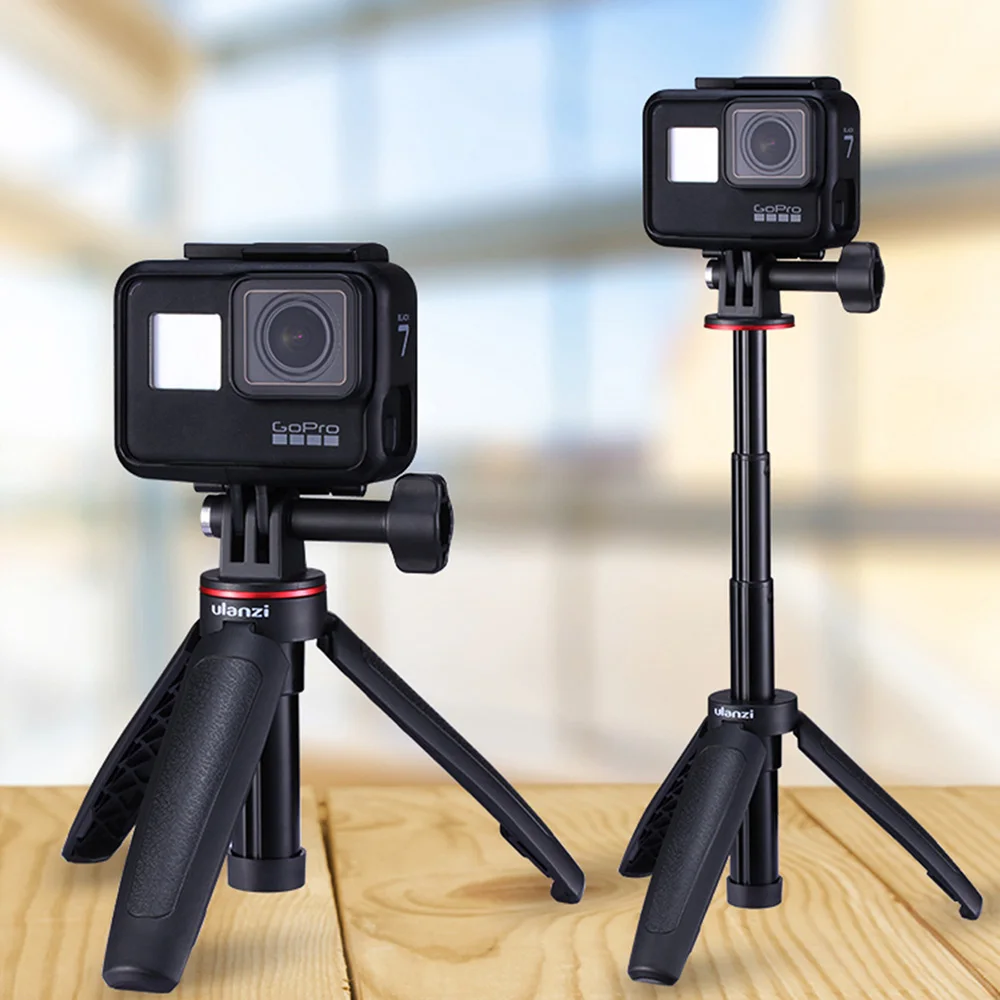 Ulanzi продлить Полюс Мини штатив монопод ручка Холодный башмак для Gopro 8/7/6/5 DSLR Камера штатива DJI OSMO экшн карман