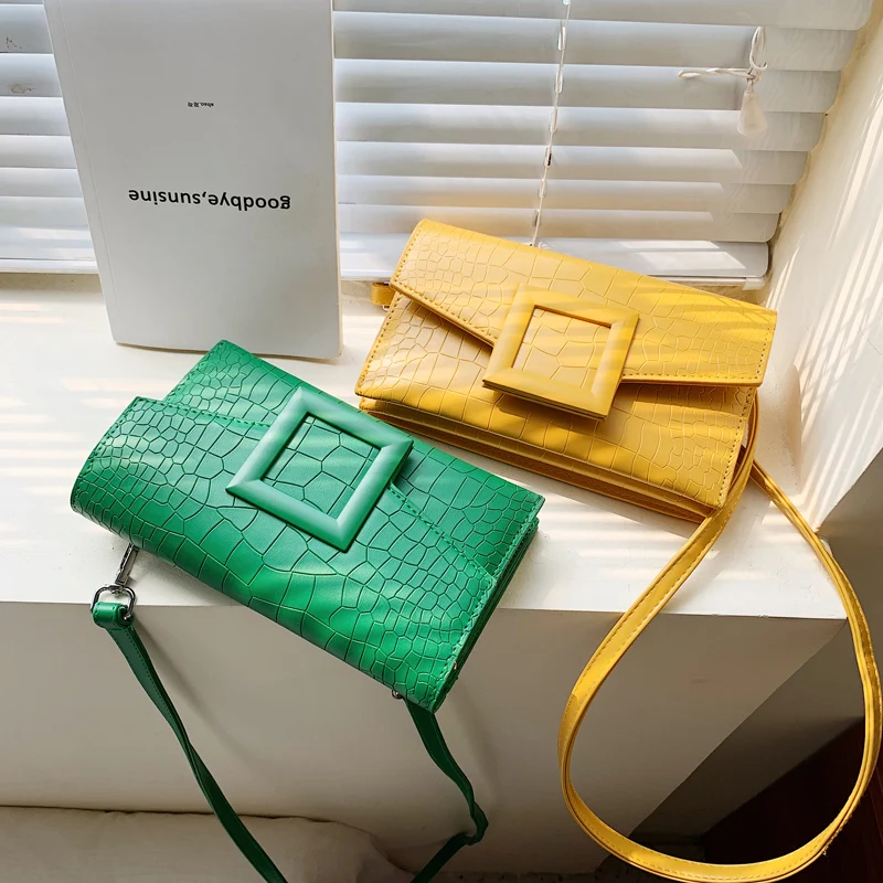 Роскошная брендовая сумка с клапаном из крокодиловой кожи 2019 г. Новая модная