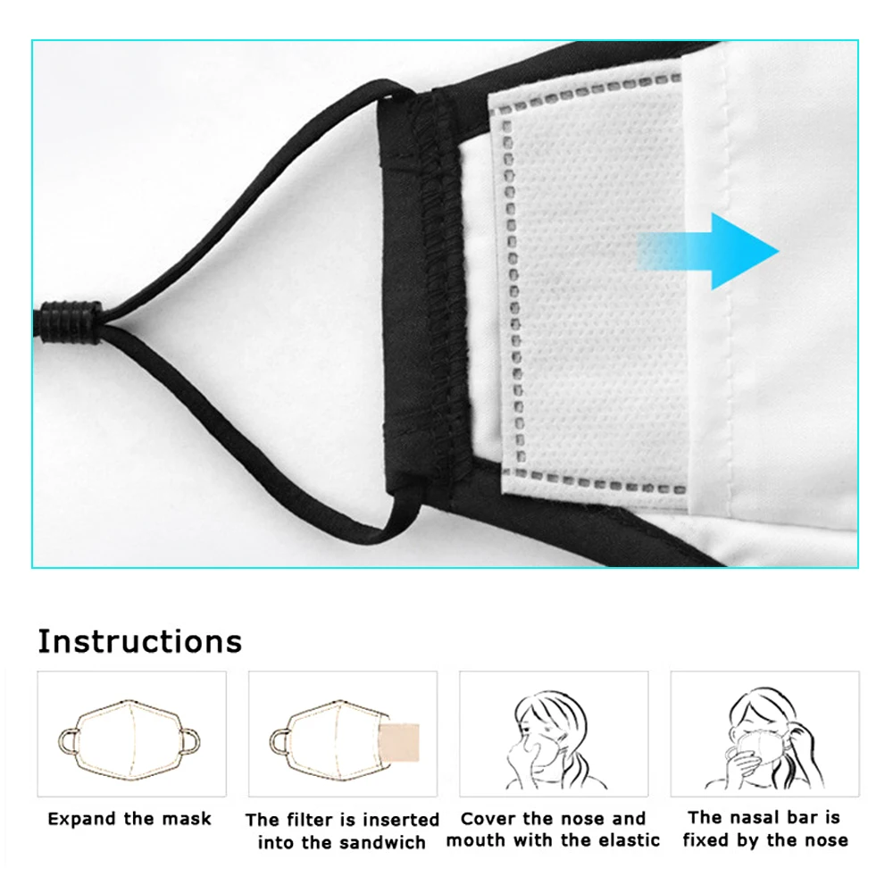 HOT PM2.5 Filter Paper Anti Haze Mouth Mask Dust Masks Health Care Replaceable Filters Dropshiping | Красота и здоровье