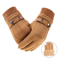 winter suede mens gloves europe and america version size cross border special supply of wish ebay