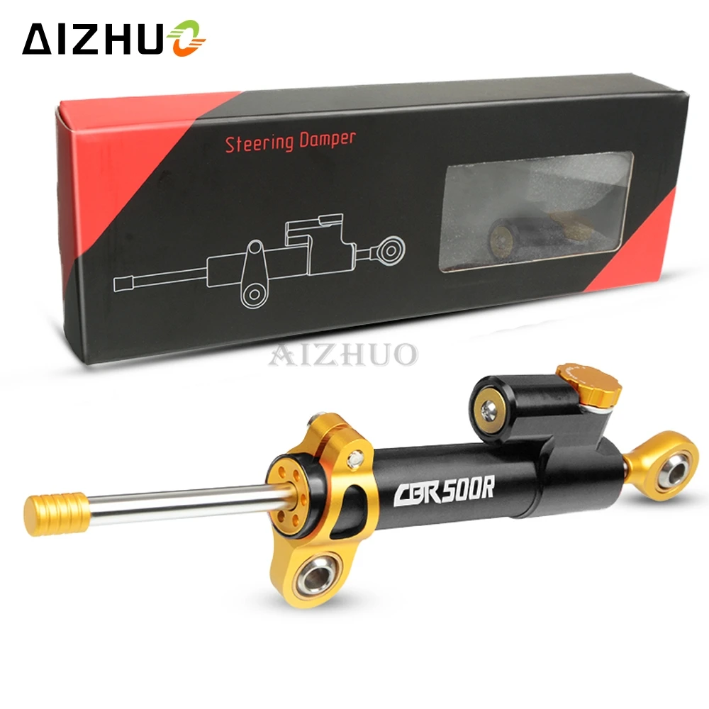 

Universal Motorcycle Damper Steering Stabilize Safety Control For HONDA CBR500R/CB500F/X CBR500 R 500R 2013-2018 2017 2016