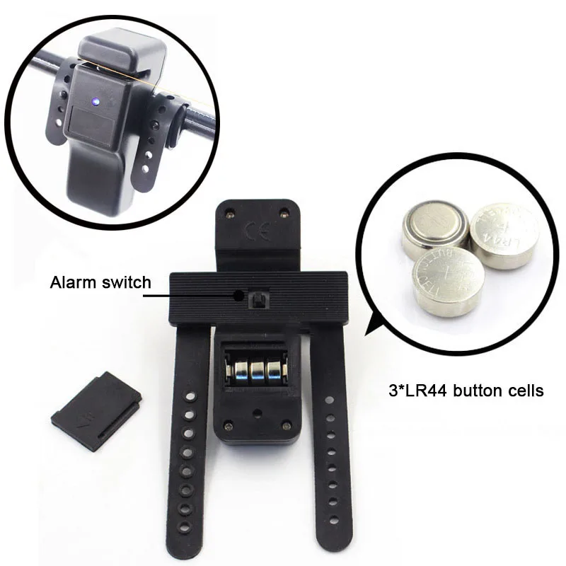 Черный рыболокатор индикатор Рыбалка сигнал укуса Удочка цифровая светодиодная