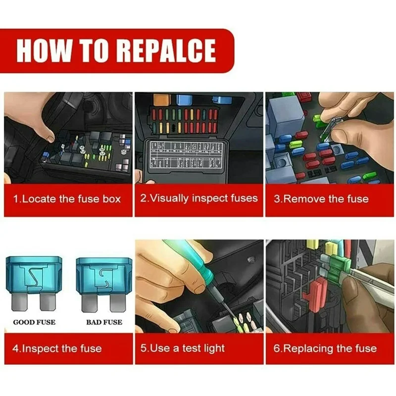 300pcs 5/7/10/15/20/25/30A Car Fuse Blade Assortment Assorted Kit Mini Small Size Set Auto Truck Automotive | Автомобили и