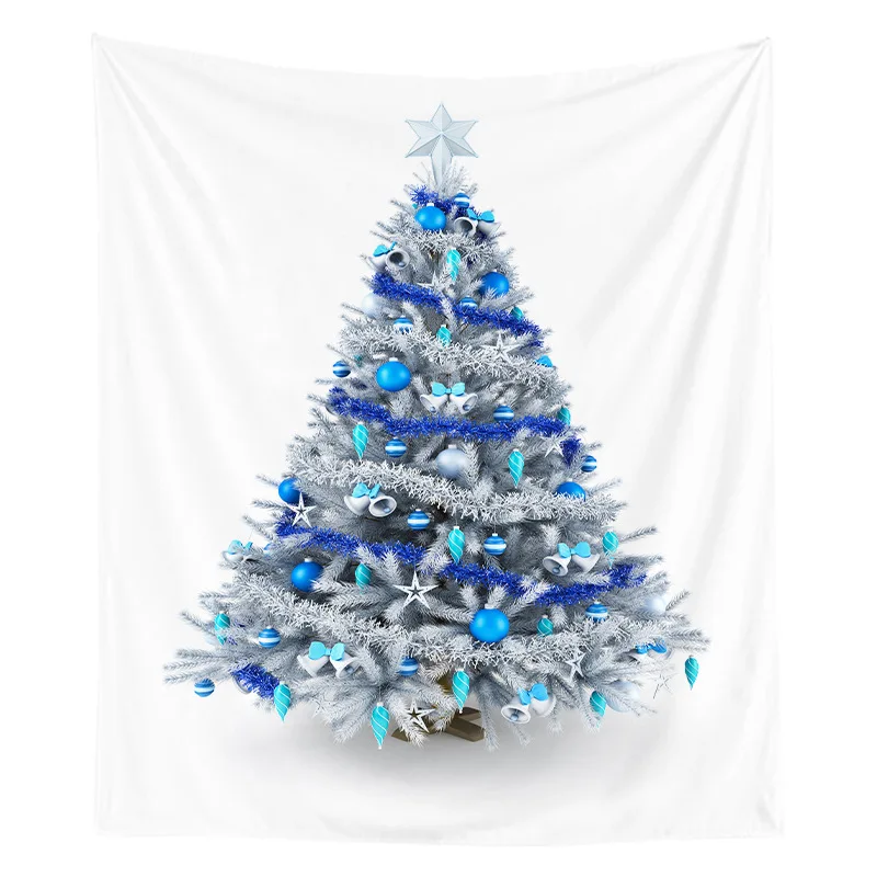 

2020 Christmas Tree Tapestry Artificial Tree Tapestry Wall Hanging Blanket Xmas Party Decoration for New Year Gifts Living Room