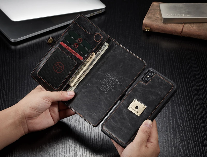 Роскошный флип-чехол me из натуральной кожи для IPhone 11 Pro 11Pro X XS Max XR 6S 7 8 Plus, винтажный Чехол-кошелек с отделением для карт, чехол