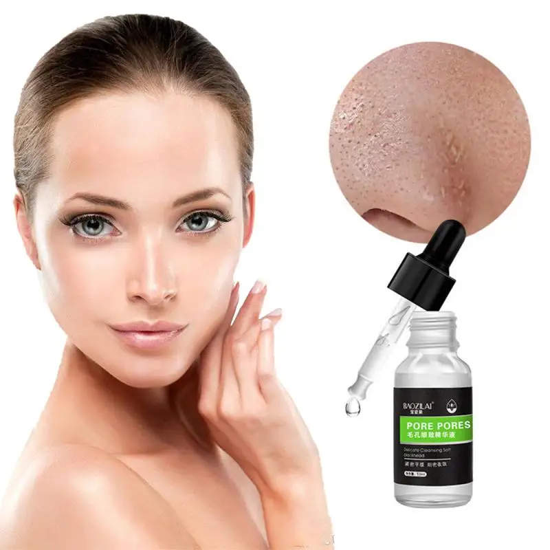 10 мл Гиалуроновая кислота сжимает поры лица Сыворотки увлажняющий отбеливающий