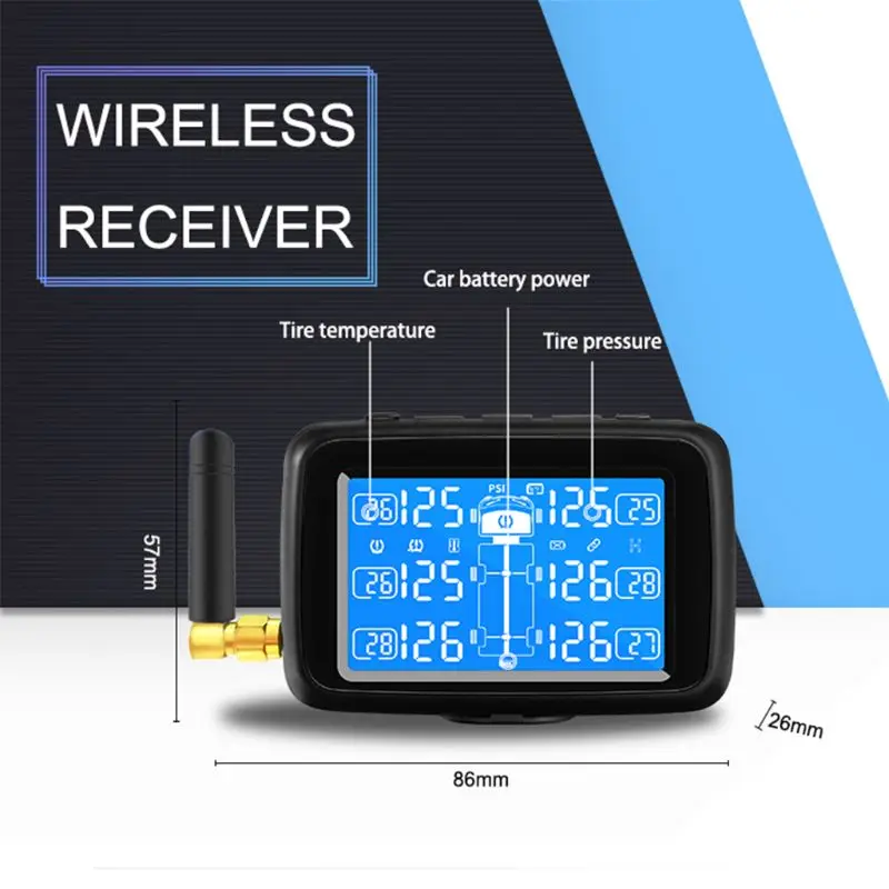U901 профессиональная автомобильная TPMS Автомобильная беспроводная система