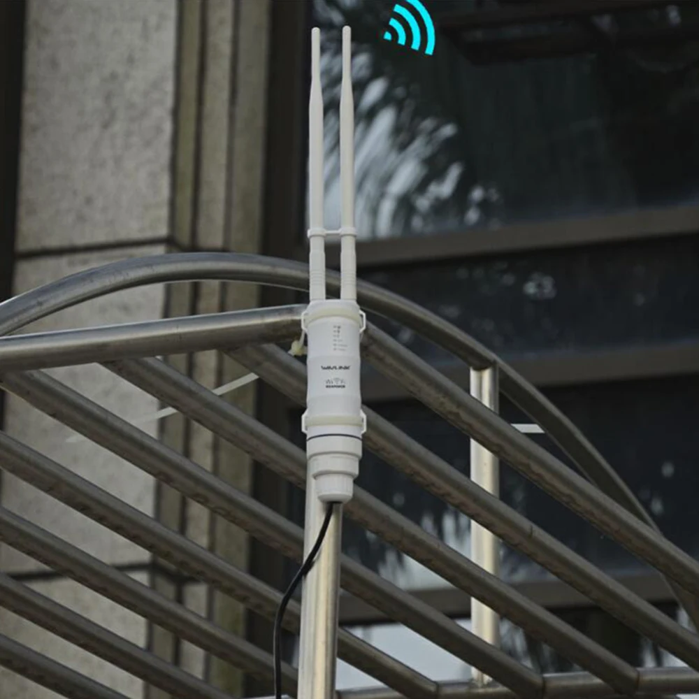 AC600 мощный уличный Wi-Fi роутер/точка доступа/CPE/WISP Беспроводной Wi-Fi ретранслятор двойной Dand 2,4/5 ГГц 12dBi антенна POE
