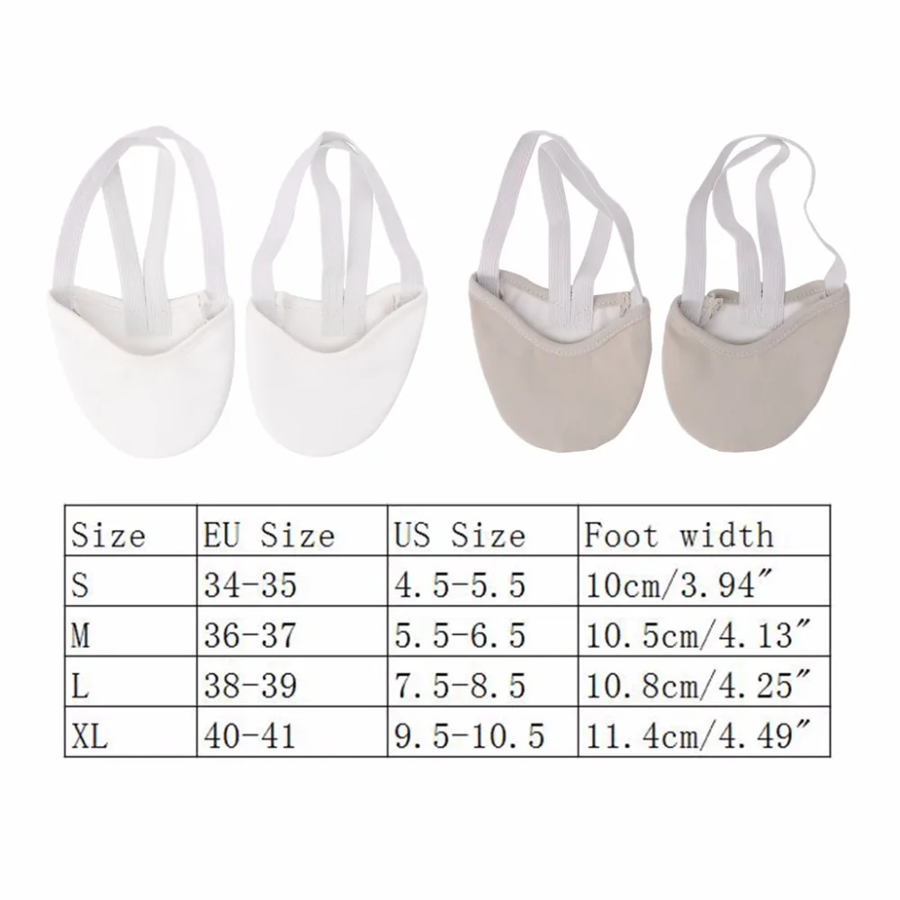 

1Pair Rhythmic Gymnastics Shoes Soft Half Socks Ballroom Art Gym Accessories Elastic Dance Shoes Gymnastics