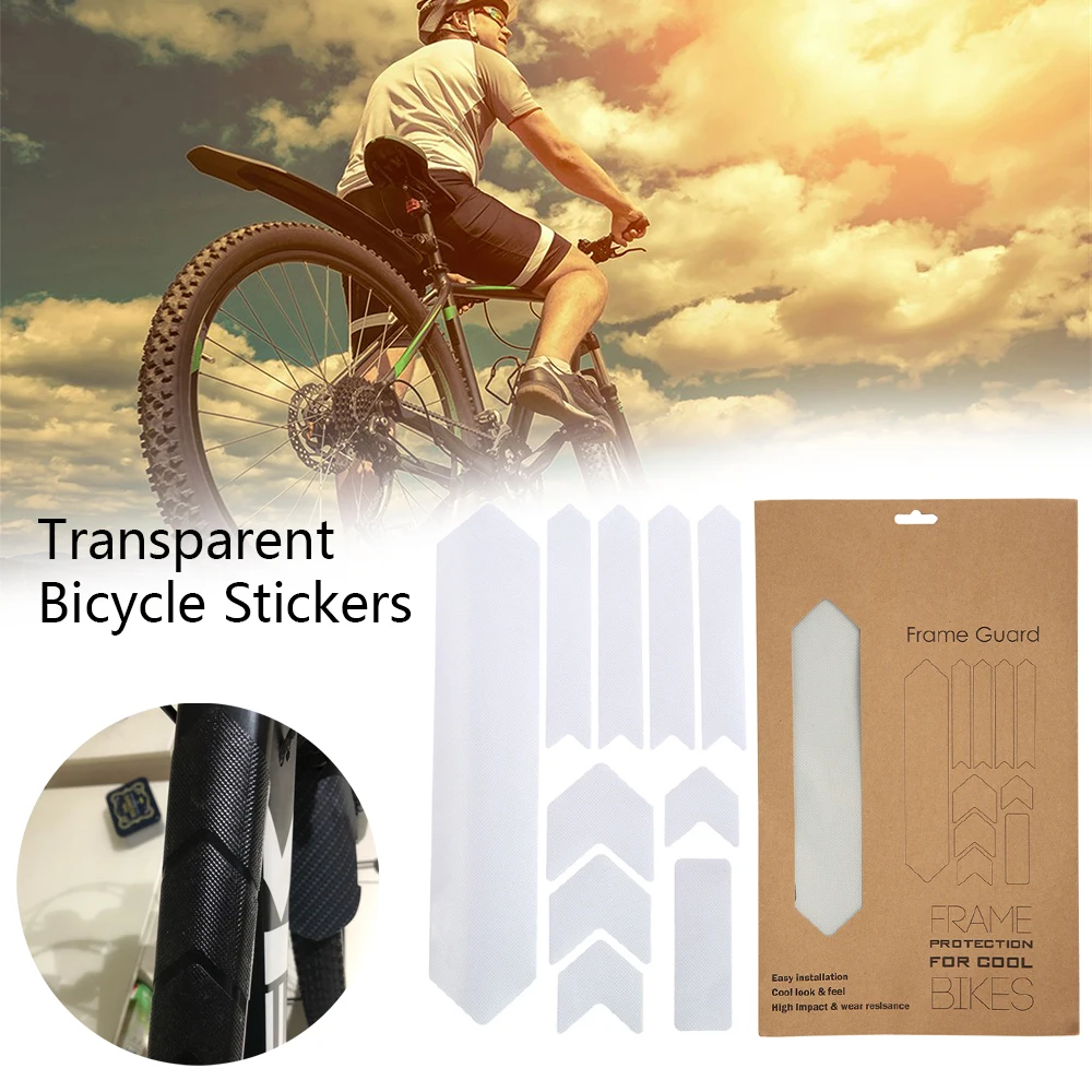

Bike Frame 3D Sticker MTB Mountain Bike Scratch-Resistant Protect Frame Protector Removable Sticker Bicycle Poster Guard Cover