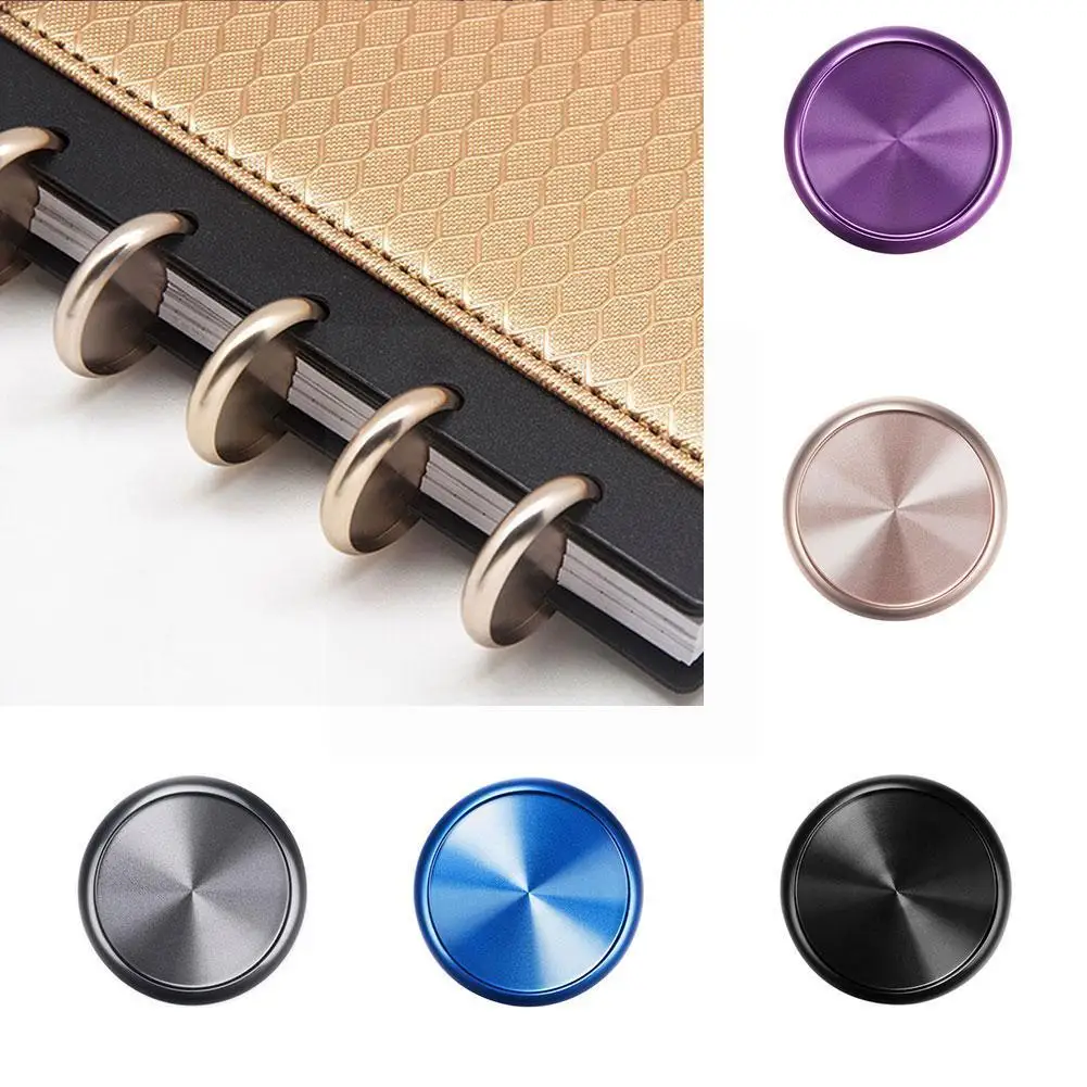 

1pc Metal Buckle Mushroom Hole Notepad Special Ring Accessories Binding Disc Notebook 24mm/28mm/32mm/38mm R0d2 Buckle Stati E1d7