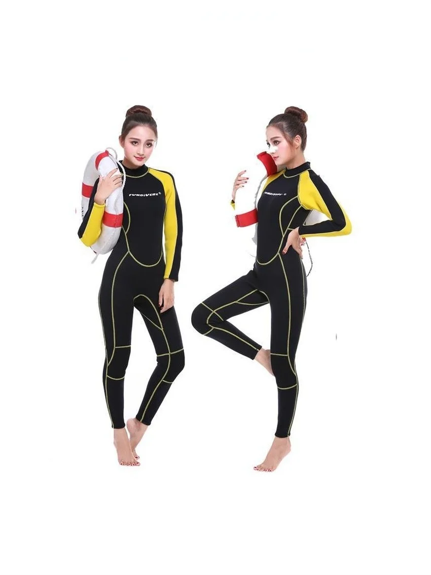 

Женский неопреновый гидрокостюм 3 мм, для серфинга, подводного плавания, Сноркелинга, плавательные колготки, гидрокостюм, одежда для серфин...