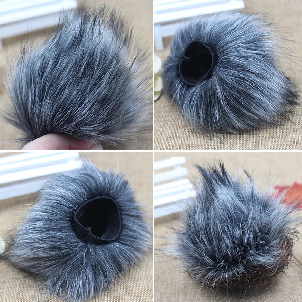 Микрофон лобовое стекло открытый мягкий пушистый пылезащитный чехол