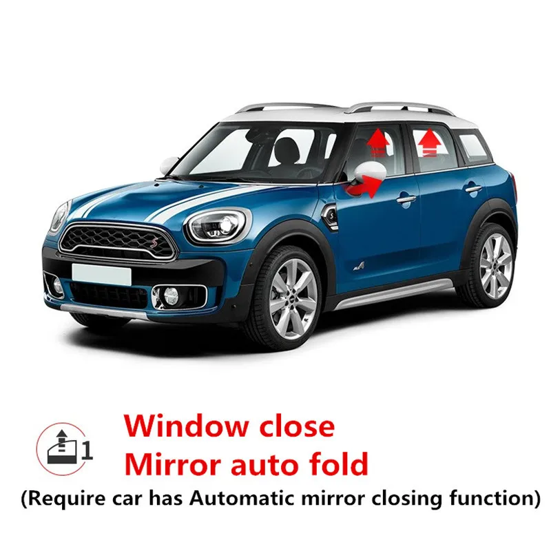 Умный оконный доводчик с модулем OBD + зеркало автоматическим складыванием замок