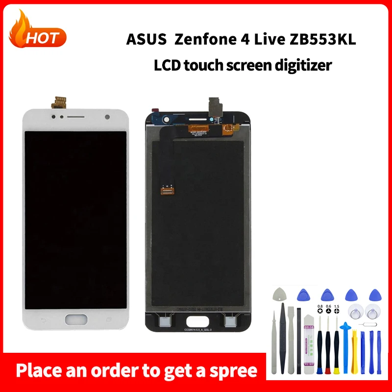 

LCD For Asus Zenfone 4 Live ZB553KL LCD Display Touch Screen Digitizer Assembly For Asus Zenfone Screen