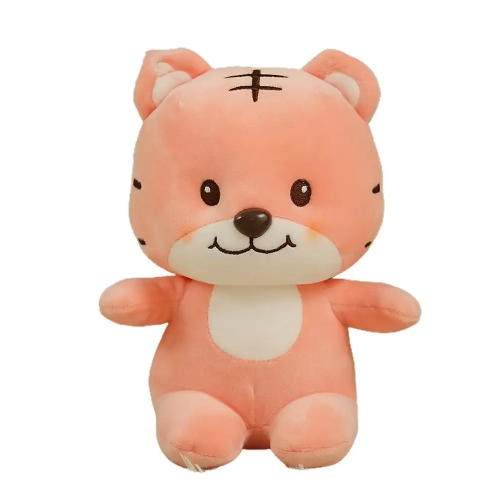 

Плюшевая кукла, мягкий подарок на день рождения, яркий цвет, мультяшный тигр, форма, диванная подушка для офиса