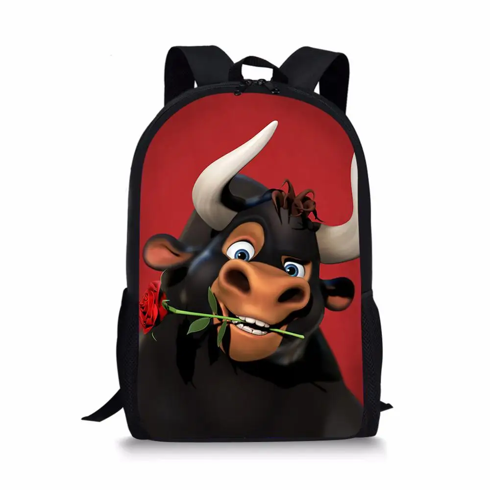 HaoYun Fashion Childrens' School Backpack Ferdinand Pattern Students School Bag Cartoon Anime Design Teenagers Book-Bags Mochila