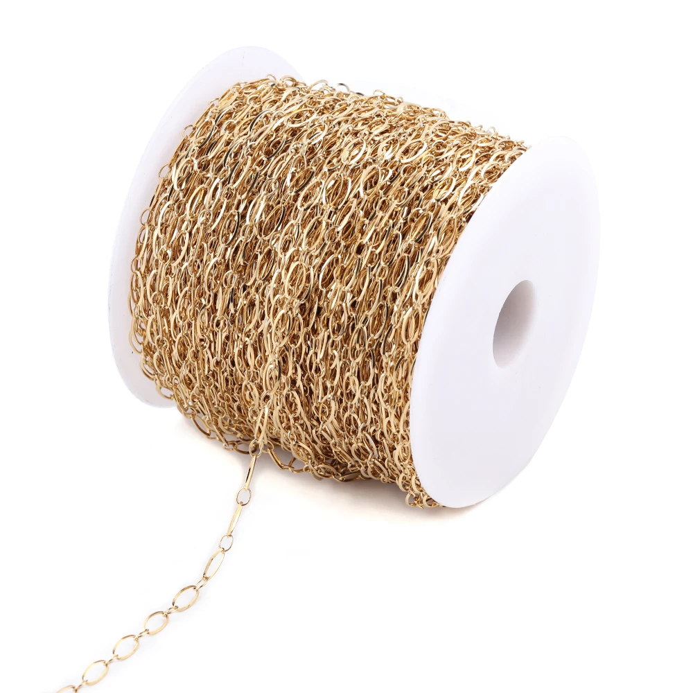 Полукруглые цепочки из нержавеющей стали 304 без никеля 1 метр фурнитура для