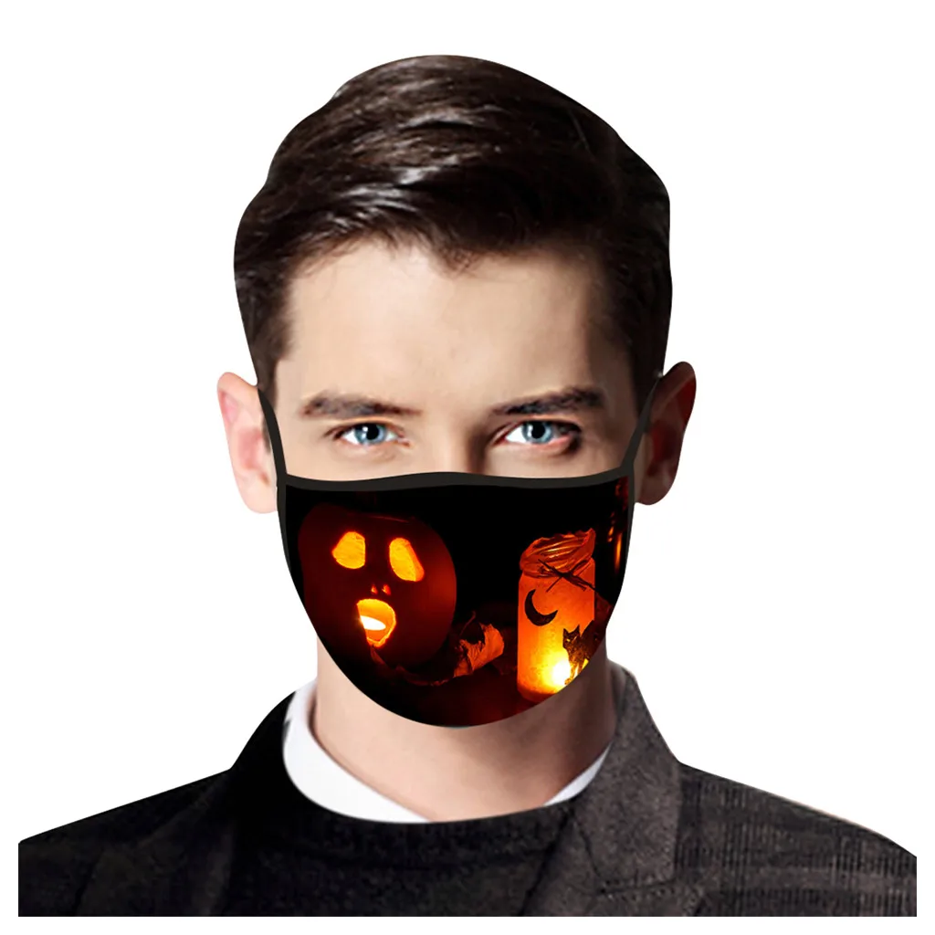 5 стилей взрослая хлопковая маска для губ на Хэллоуин унисекс Подростковая