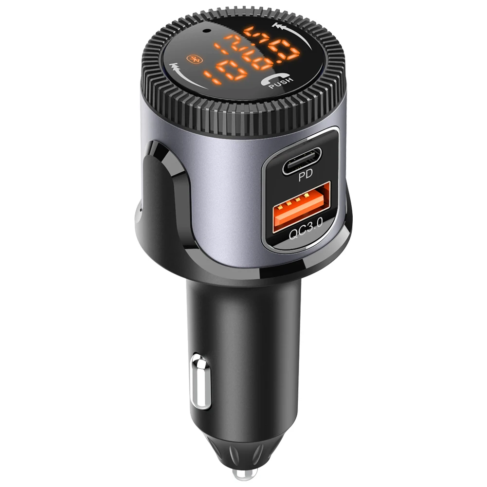 Автомобильный комплект голосовой беспроводной стерео FM трансмиттер с