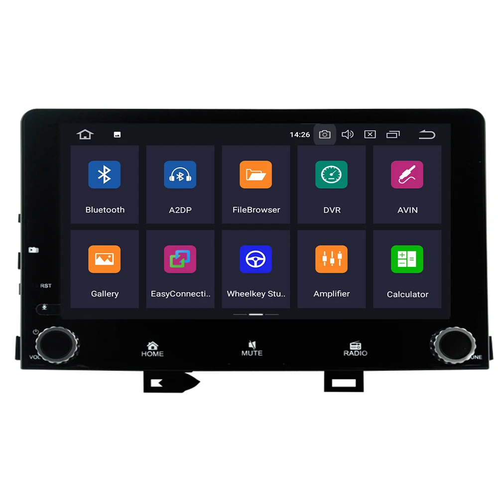 64G ROM Octa Cores Android 10 автомобильный радиоприемник BT мультимедийный плеер навигация GPS