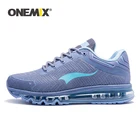 Кожаные кроссовки ONEMIX для мужчин, трендовые спортивные кроссовки для активного отдыха, ходьбы, с воздушной подушкой, спортивная обувь для бега и трекинга