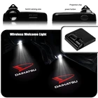 2 шт., Автомобильные светодиодные лампы с логотипом на дверь