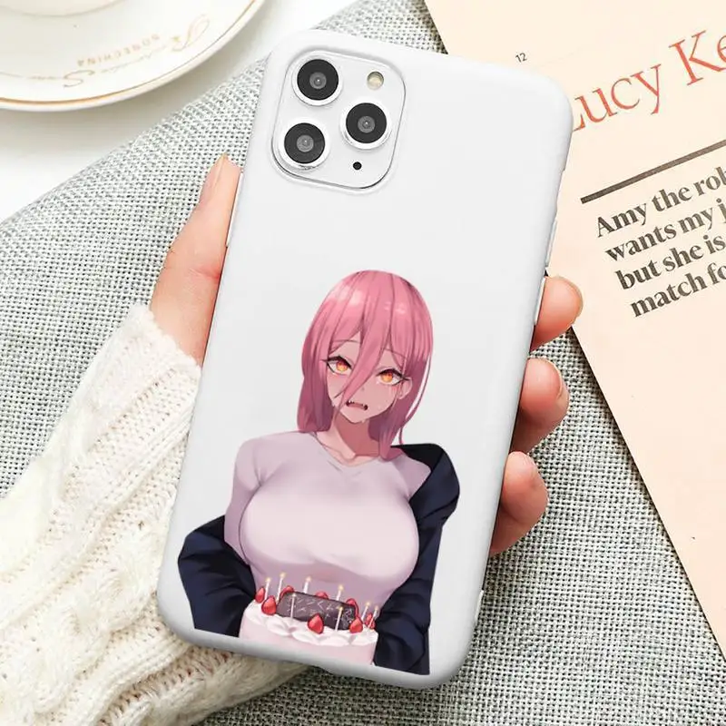 

Sexy temptation Amine woman girl Pink Phone Case Candy Color for iPhone 6 6S 7 8 11 12 XS X SE 2020 XR mini pro Plus MAX funda