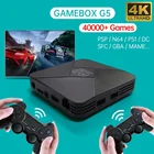 Супер консоль G5 S905L Wi-Fi 4K X 50 Игровая приставка + 40000 + Эмулятор ретро-игр ТВ приставка Игровая приставка для PS1  N64  DC проводная
