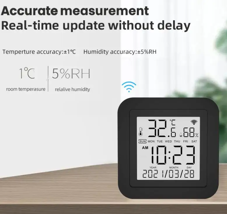 Умный Wi Fi ИК датчик температуры и влажности с пультом ДУ|Пульты ДУ| |