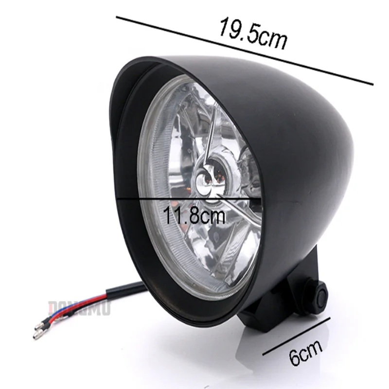 

Motorcycle Retro Headlight Harley Chooper Aluminum Alloy Grille Headlight Harley Float Headlight