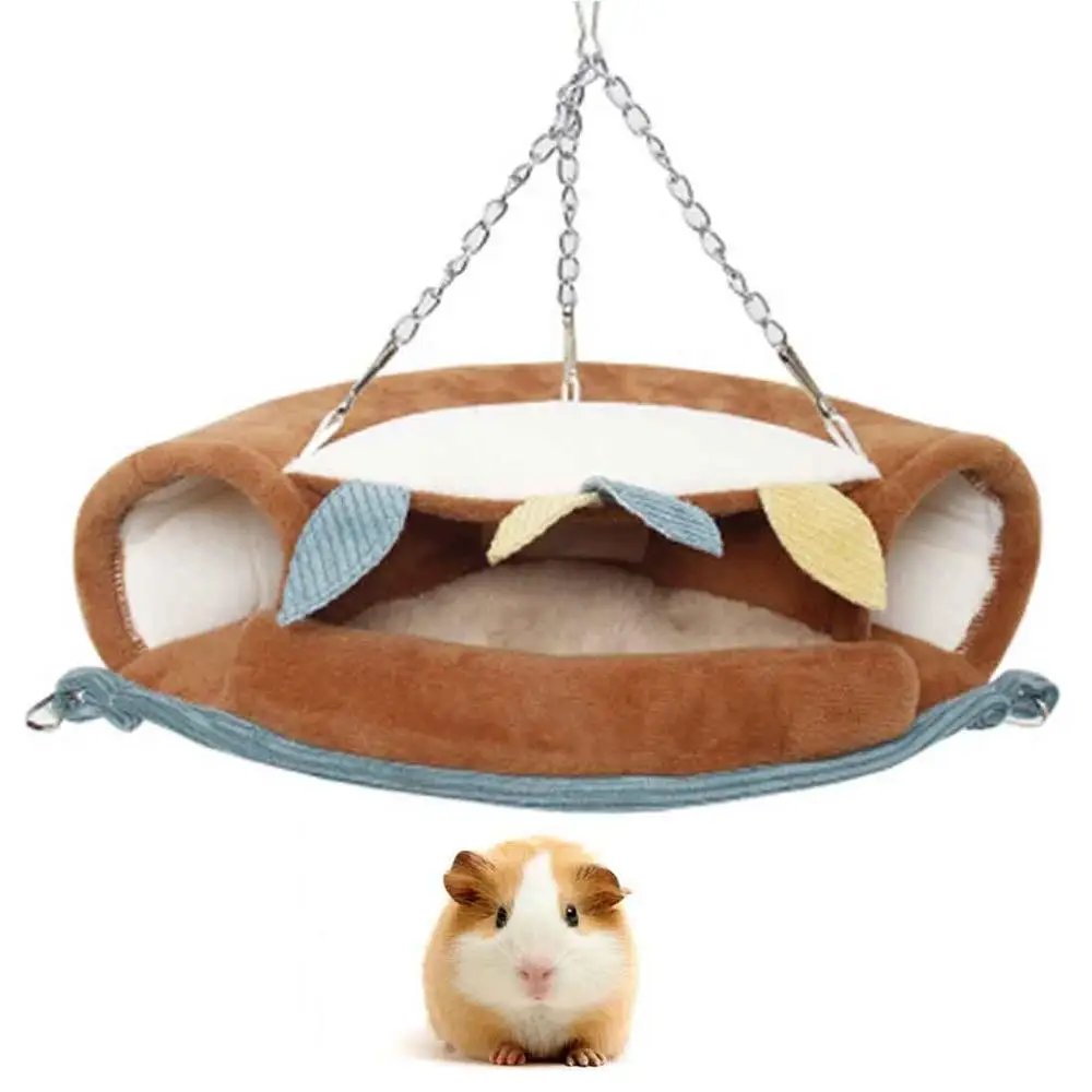 Кровать для маленьких домашних животных клетка птицы дом гамак зимнее теплое