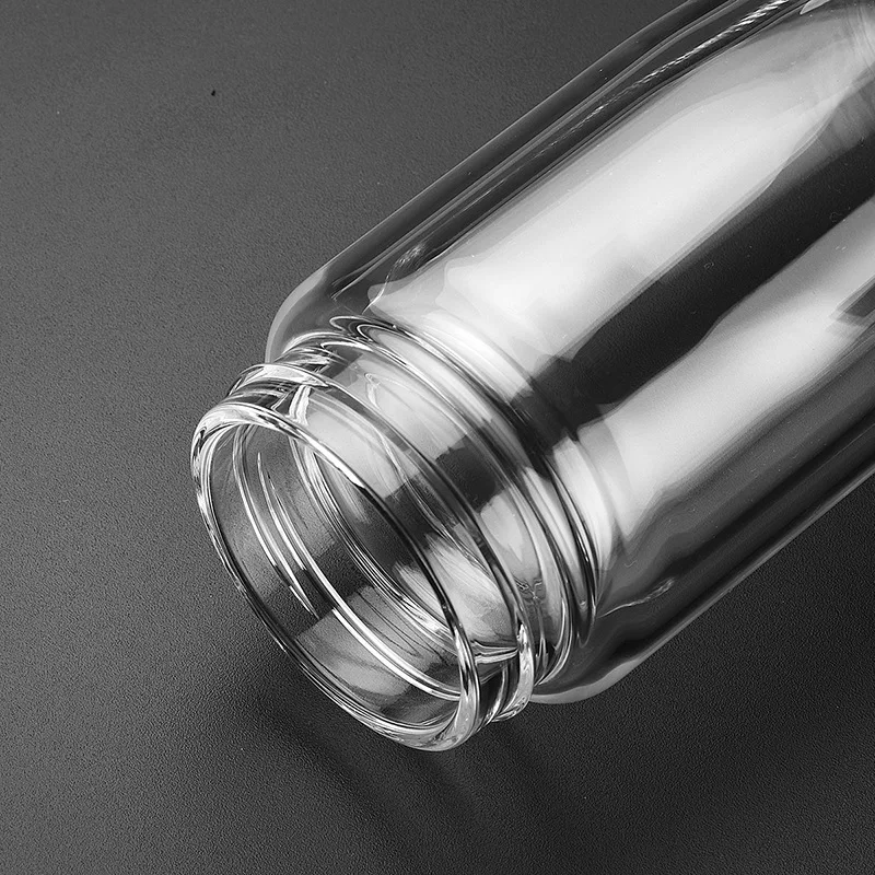 Pinkah 370 мл стеклянная чашка с двойными стенками для воды офисная термостойкая