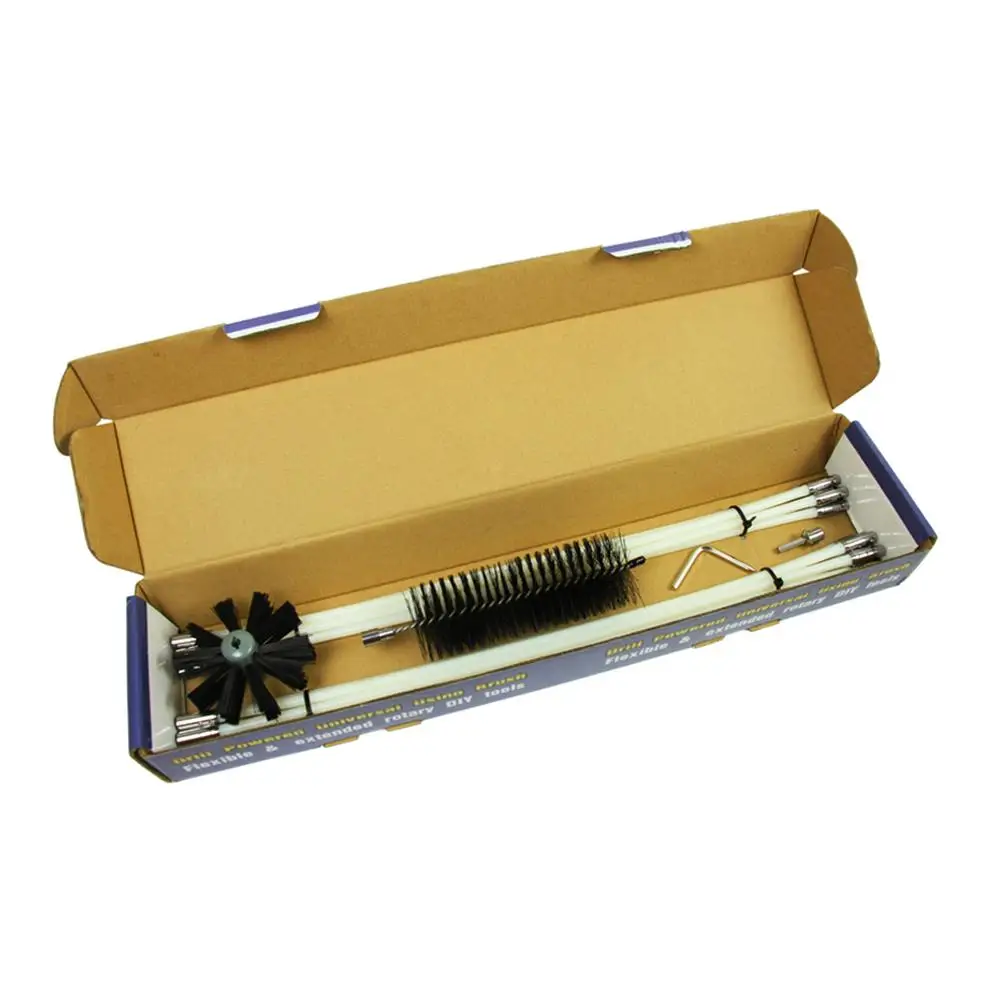 Щетка для камина щелевая щетка набор чистки углов гибкий инструмент удаления